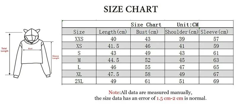 Women's Katseye Funny Print Cropped Hoodies Graphic Cute Cat Ears Crop Tops Gothic Y2k Sweatshirts 90s Fashion Vintage Clothes