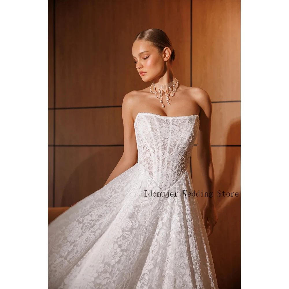 Luxury Mermaid Lace Wedding Dress Strapless Corset Bridal Gown Detachable Lace Cape Long Bell Sleeves Vestidos De Novia Customiz