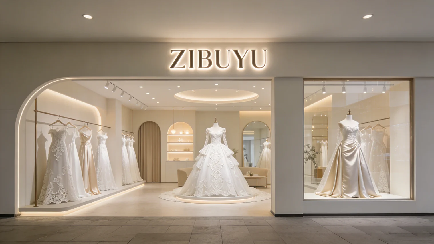 ZIBUYU Customized Mermaid Elegant Luxury Wedding Dress Off Shoulder Sweetheart Neck Sleeveless Backless Floor Length Bridal Gown
