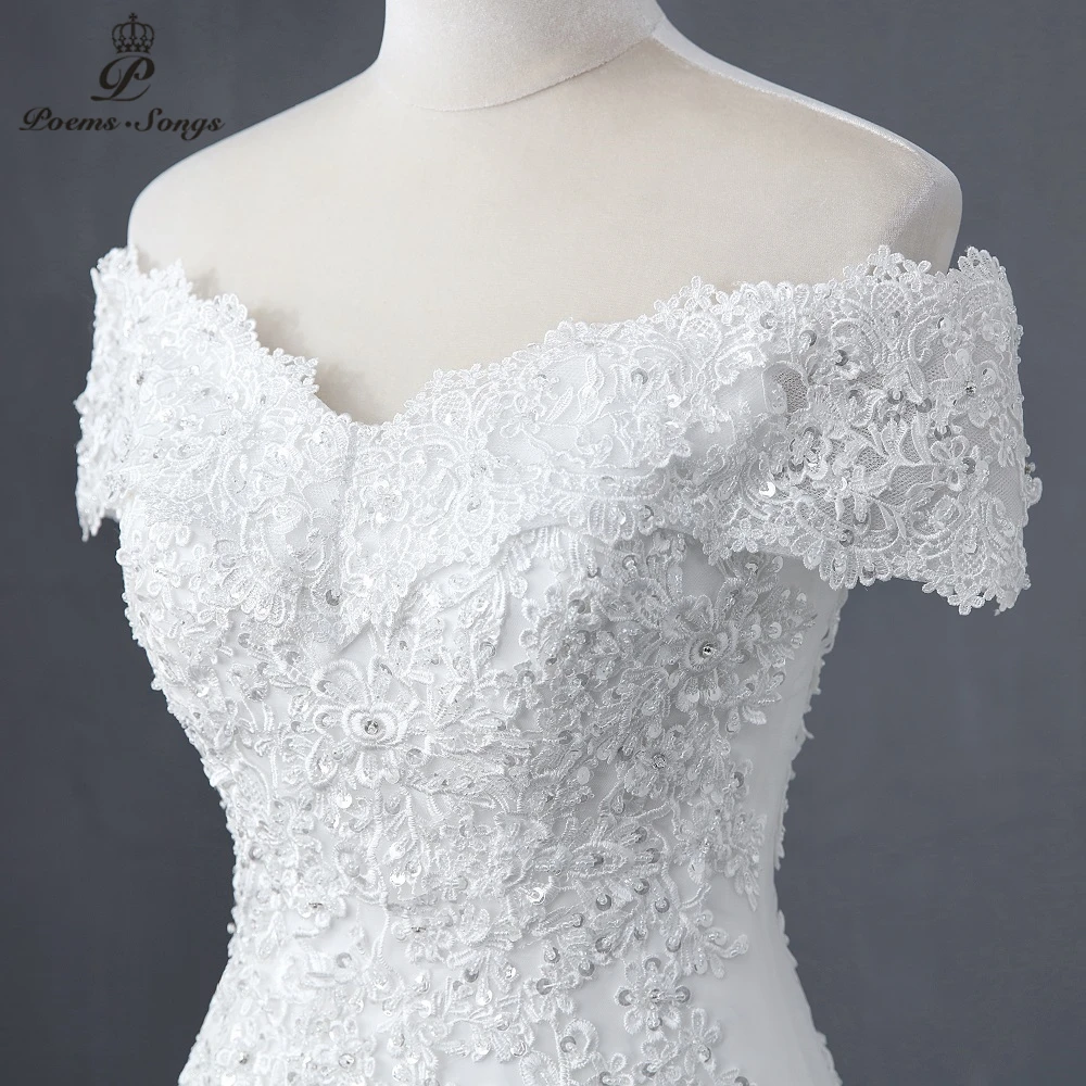 Customized Sweetheart Boat Neck Style Mermaid Wedding Dress Wedding Gowns Marriage Bride Dress Vestidos De Novia Robe De Mariee