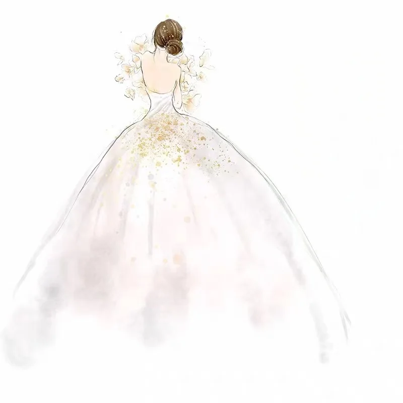 Customized Design, Custom Color, Custom Size, Additional Payment Link, Optional Lace, and Design Modification