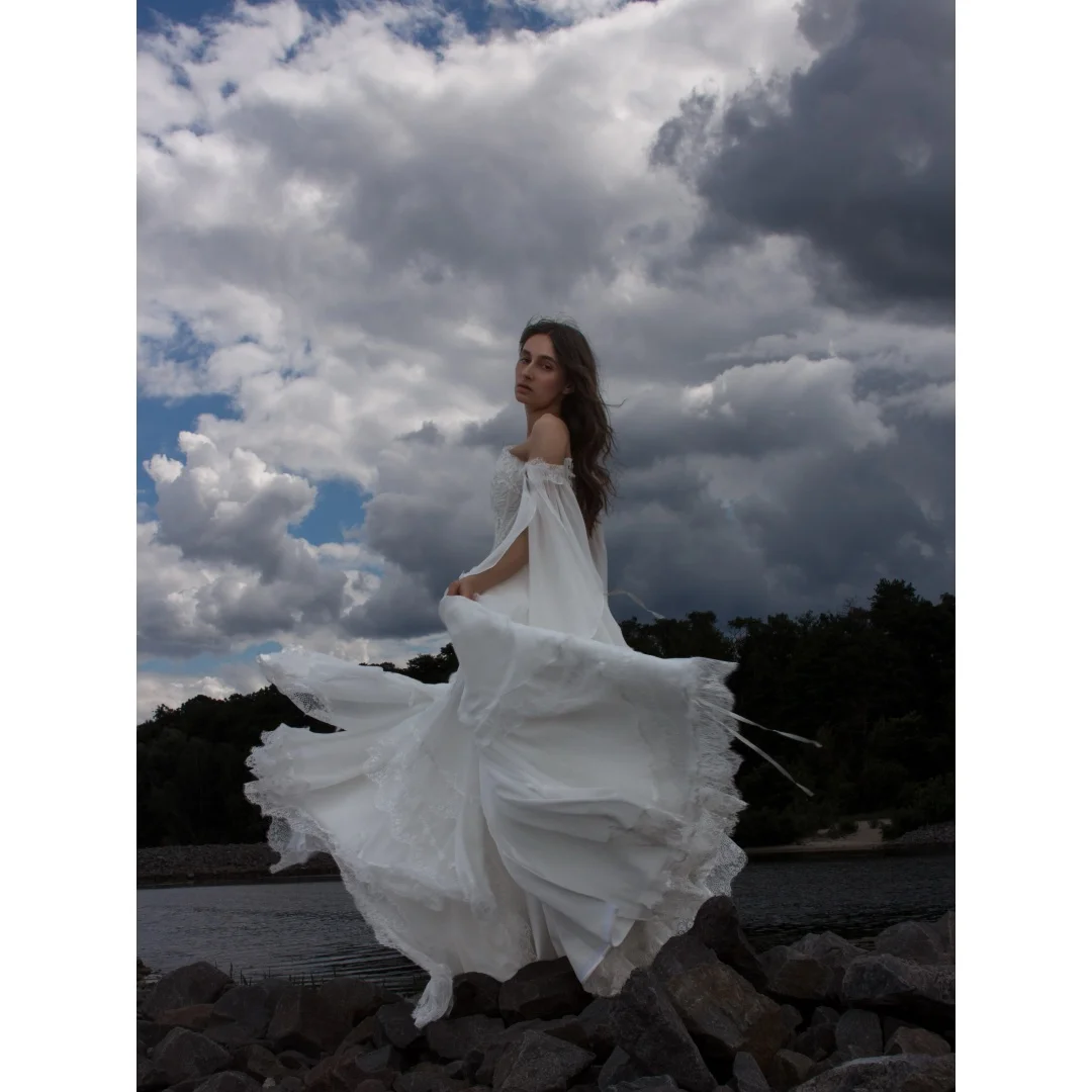 Tokyo Customized Detachable Sleeves Ball Gown Prom Dress Tiered Ruffle Lace Embroidery vestidos de noche Evening Dresses 2026
