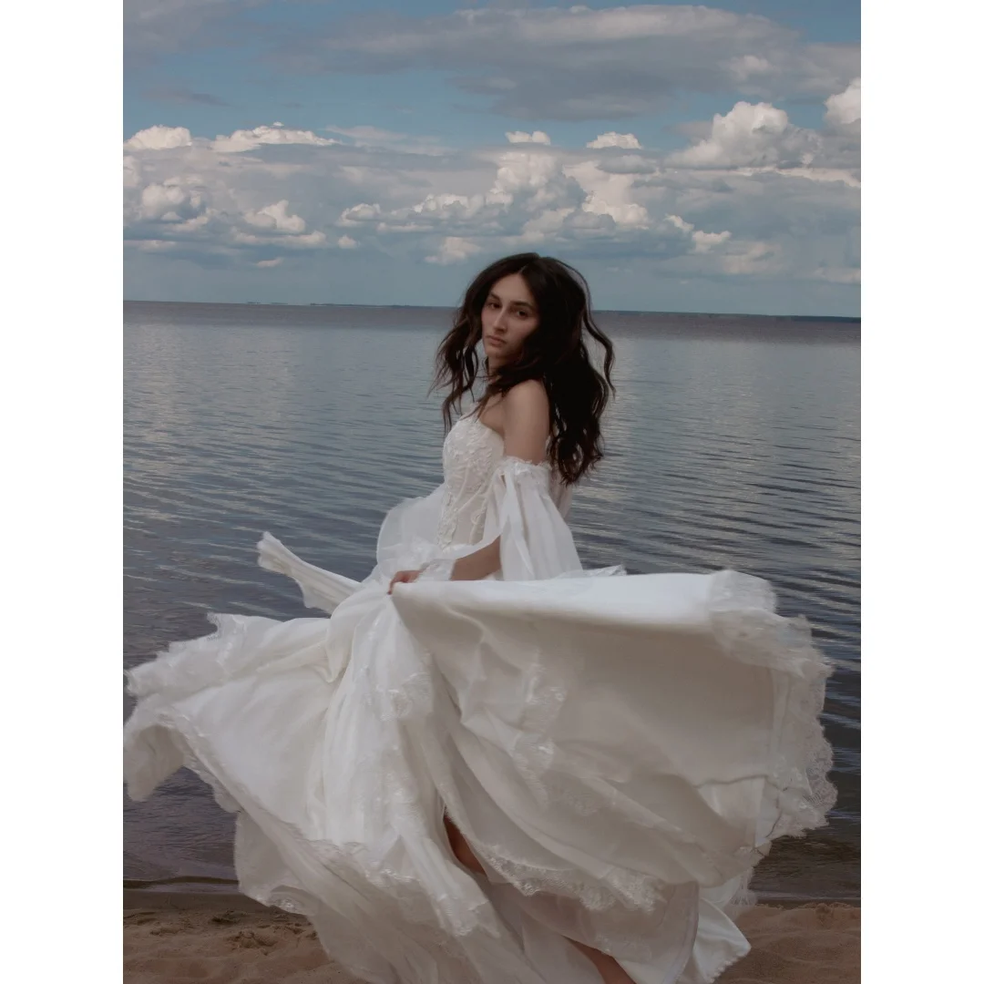 Tokyo Customized Detachable Sleeves Ball Gown Prom Dress Tiered Ruffle Lace Embroidery vestidos de noche Evening Dresses 2026
