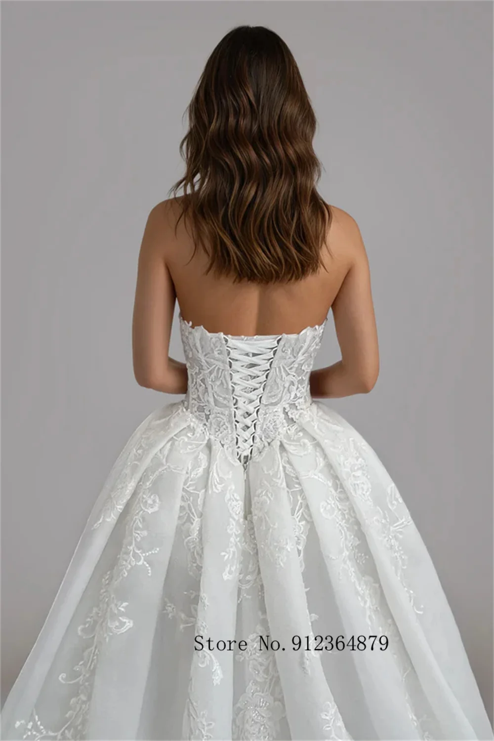 Luxurious Sweetheart Lace Applique Bridal Grown A Line Wedding Dresses Custom Made 2026 Rode De Morrie