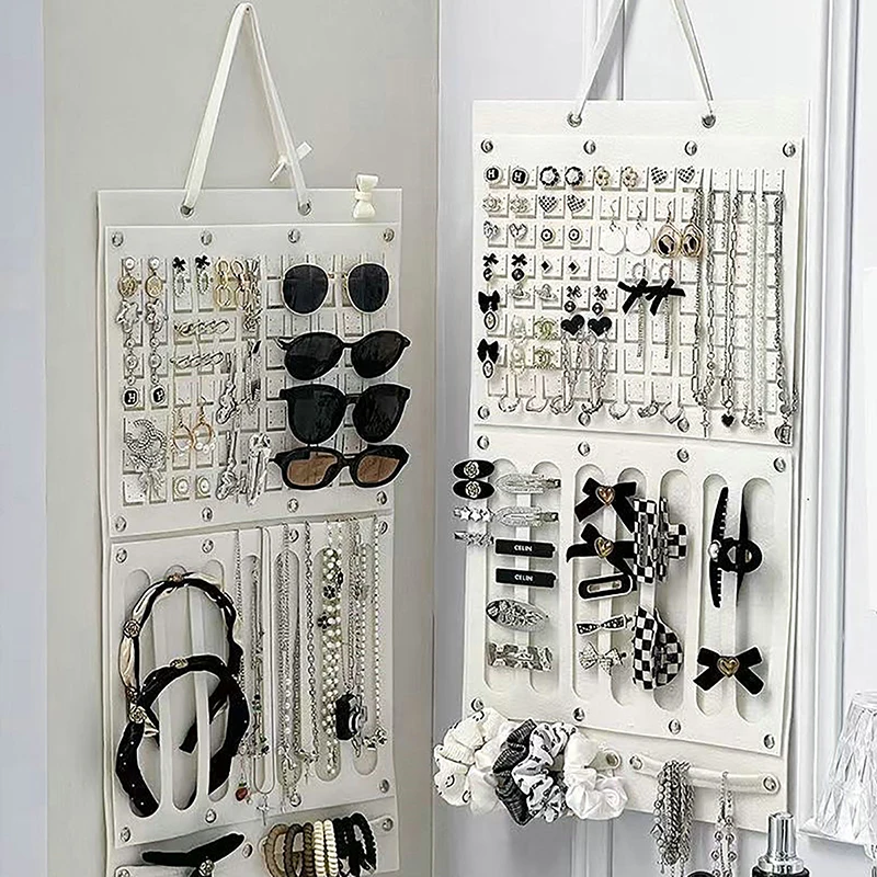 Wall-mounted Jewelry Bag Jewelry Display Felt Earrings Storage Bag Necklace Ring Jewelry Organizer And Packaging