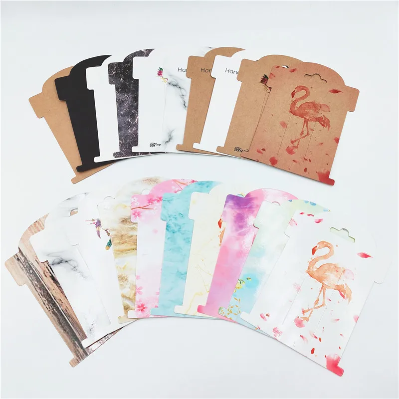 100pcs Multi-style Hair Clip Card 11*8cm Hair Accessories Jewelry Display Card New Arrival Hair Clip Packaging Classic Cards