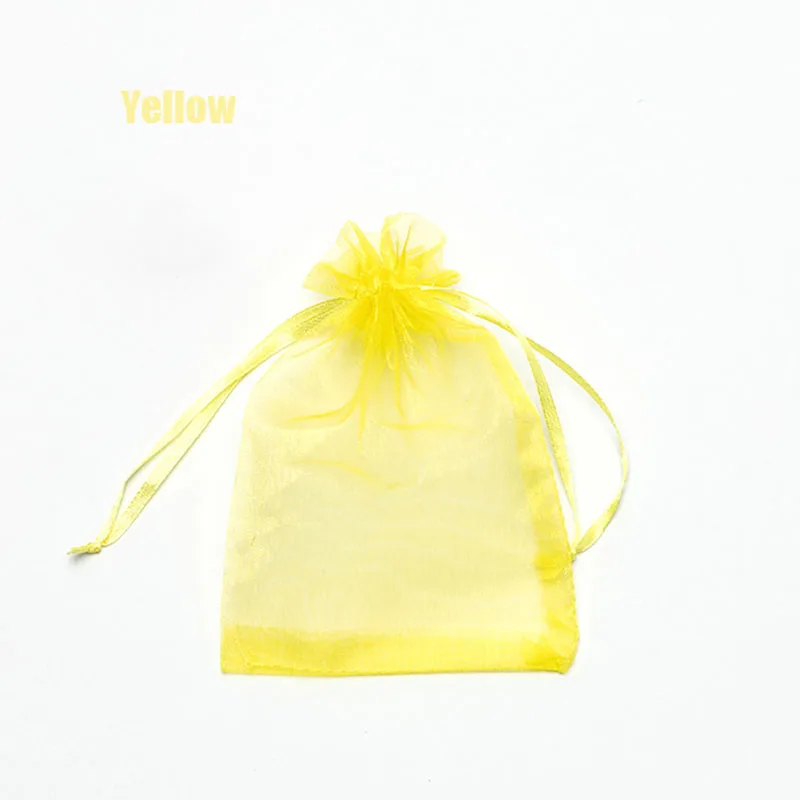 RE Wholesale 11X16 15X20 17X23cm 20x30cm Jewelry Drawable Organza Bags Wedding Decoration Party Packaging Pouches Gift Bags