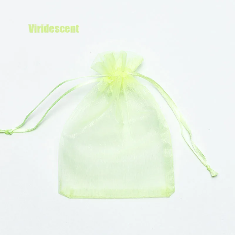 RE Wholesale 11X16 15X20 17X23cm 20x30cm Jewelry Drawable Organza Bags Wedding Decoration Party Packaging Pouches Gift Bags
