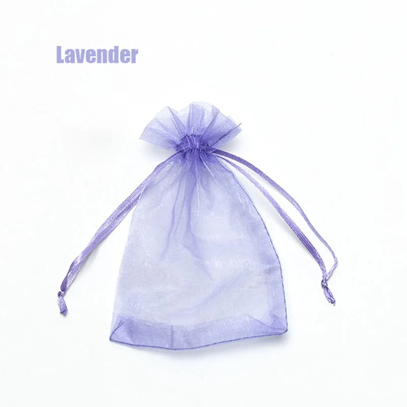 RE Wholesale 11X16 15X20 17X23cm 20x30cm Jewelry Drawable Organza Bags Wedding Decoration Party Packaging Pouches Gift Bags
