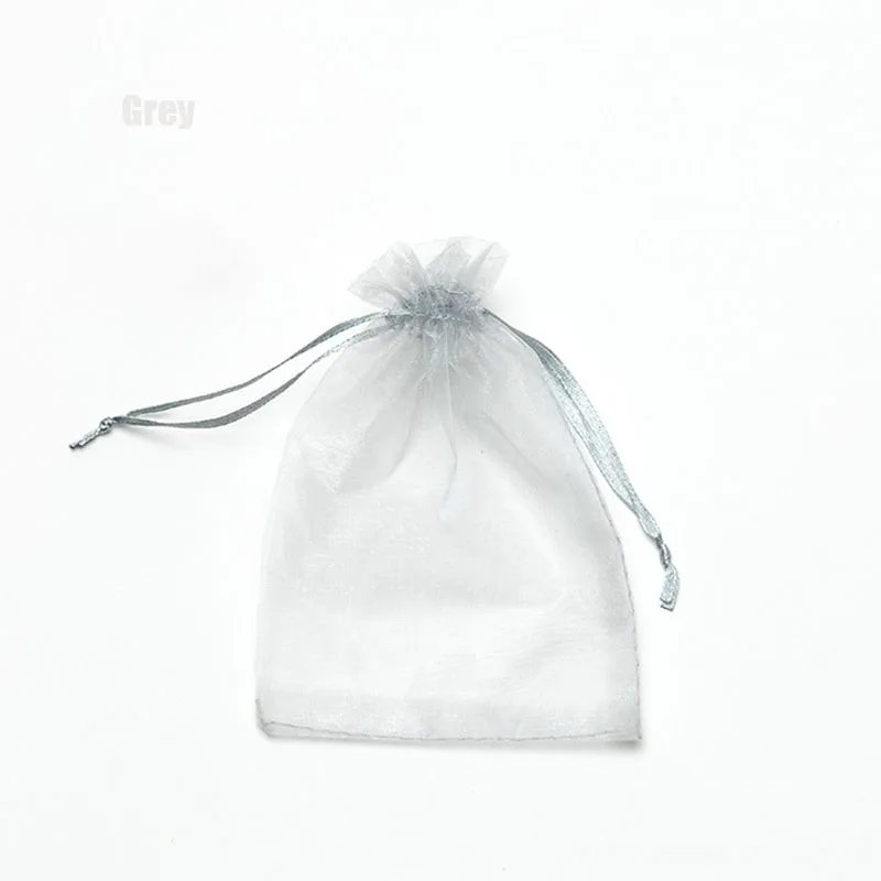 RE Wholesale 11X16 15X20 17X23cm 20x30cm Jewelry Drawable Organza Bags Wedding Decoration Party Packaging Pouches Gift Bags