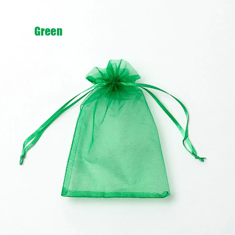 RE Wholesale 11X16 15X20 17X23cm 20x30cm Jewelry Drawable Organza Bags Wedding Decoration Party Packaging Pouches Gift Bags