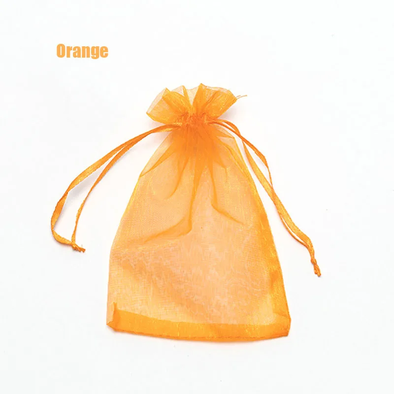 RE Wholesale 11X16 15X20 17X23cm 20x30cm Jewelry Drawable Organza Bags Wedding Decoration Party Packaging Pouches Gift Bags