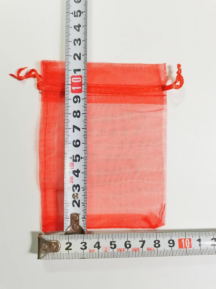 500pcs Organza Bags Wedding Party Decoration Jewelry Packaging 7x9 9x12 10x15 13x18 Cm Household Gift Pouches