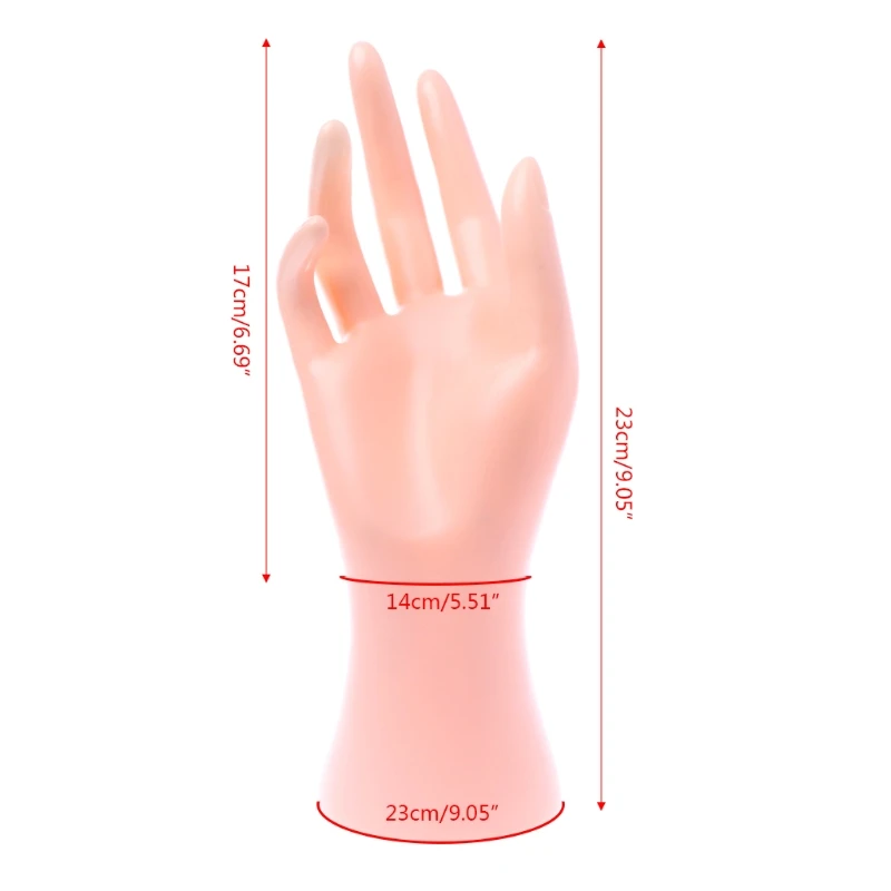 Articulated Silicone Foot and Hand Property Detailed Hand and Foot Mannequin Display Props for Jewelry and Watches