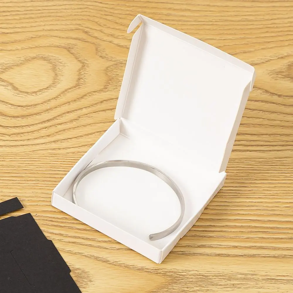30PCS White Black Kraft Paper Jewelry Gift Box Package Holder Storage For Earring Necklace Accessories Wedding Wholesale Bulk