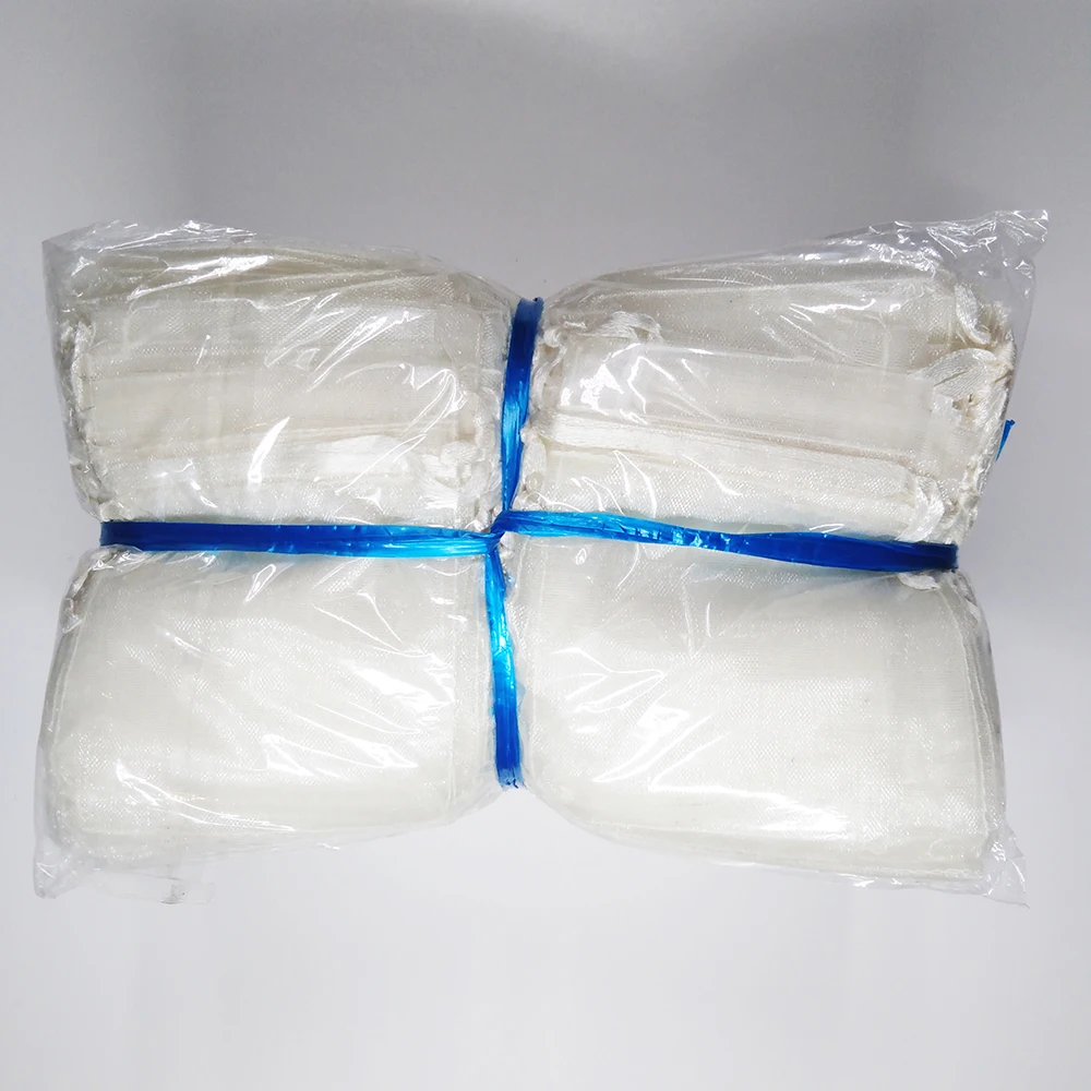 500pcs Organza Bags 5x7 7x9 9x12 10x15 13x18cm Wedding Party Christmas Favor Drawstring Gift Bag Jewelry Packaging Bags Pouch