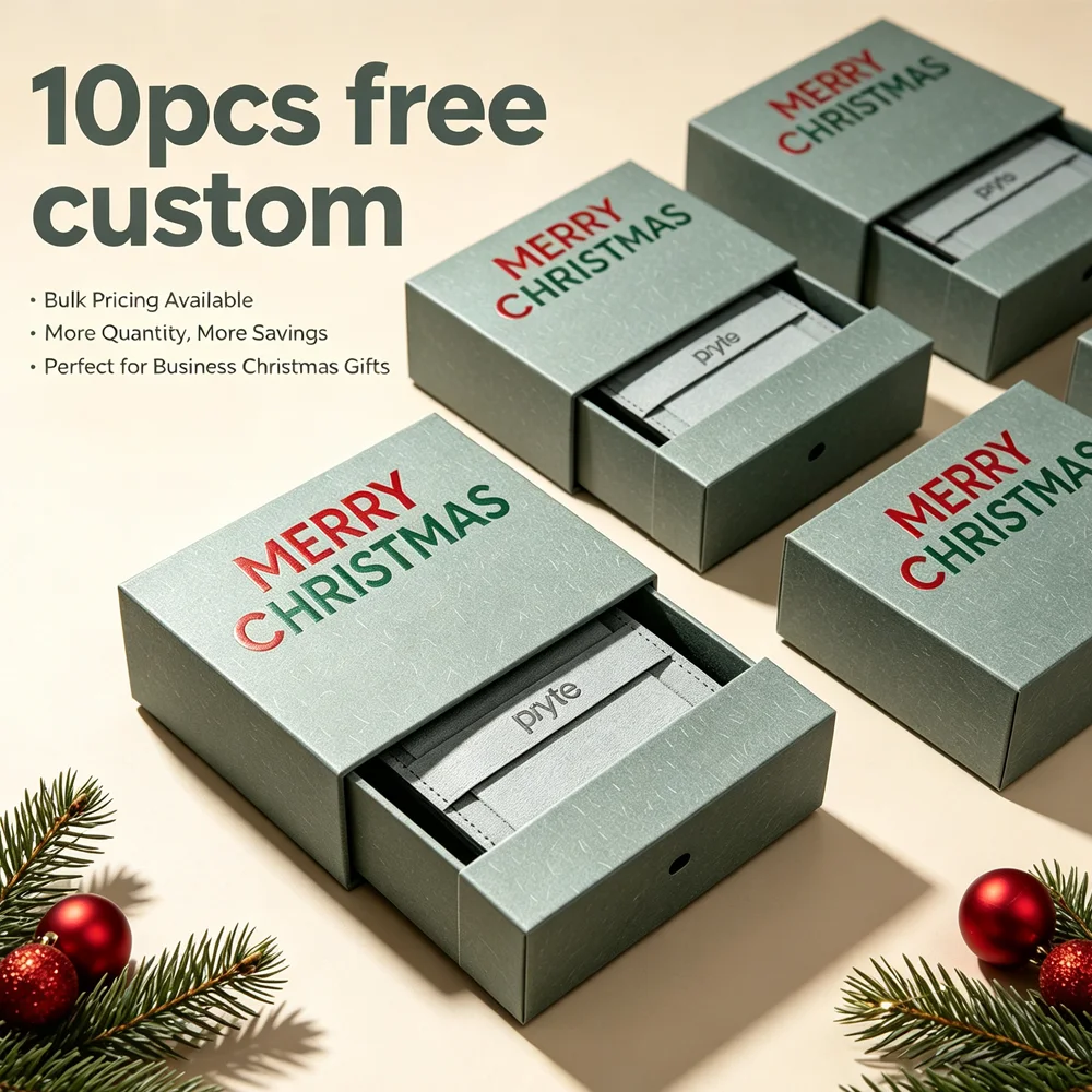 10pcsFree Custom Mini Jewelry Packaging Box Paper Drawer Sponge Inside Ring Necklace Storage Christmas Gift Case Earing Card Bag