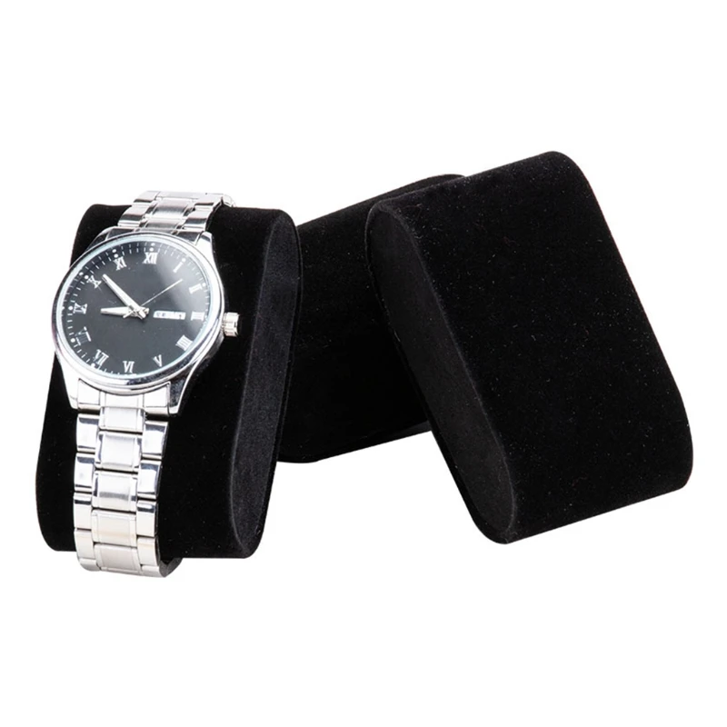 5Pieces Velvet Watch Bracelet Pillow Jewelry Displays Props for Home Shops Countertops and Showcases Display Holder