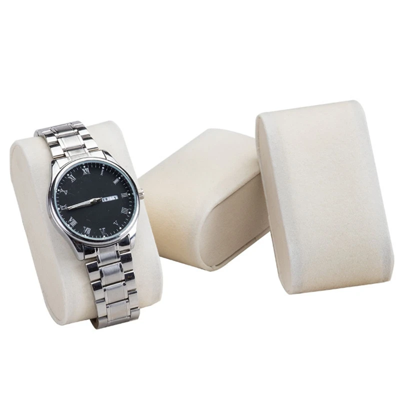 5Pieces Velvet Watch Bracelet Pillow Jewelry Displays Props for Home Shops Countertops and Showcases Display Holder