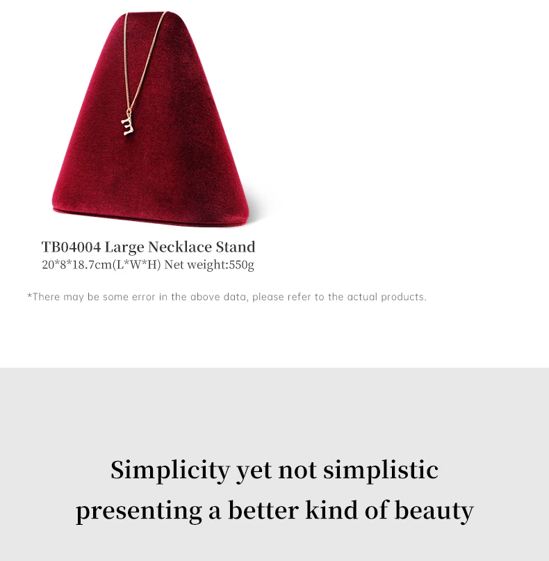 Yinbeini Velvet Jewelry Display Set Ring Earrings Necklace Bracelet Rack Organizer Boutique Combination Stand TB040