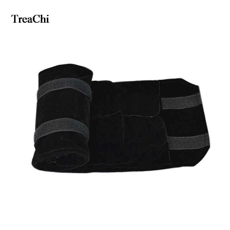 Fine Mini Jewelry Travel Roll Bag Fashion Black Grey Velvet Ring Storage Organizer Pouch Personalized Ring Carrying Case