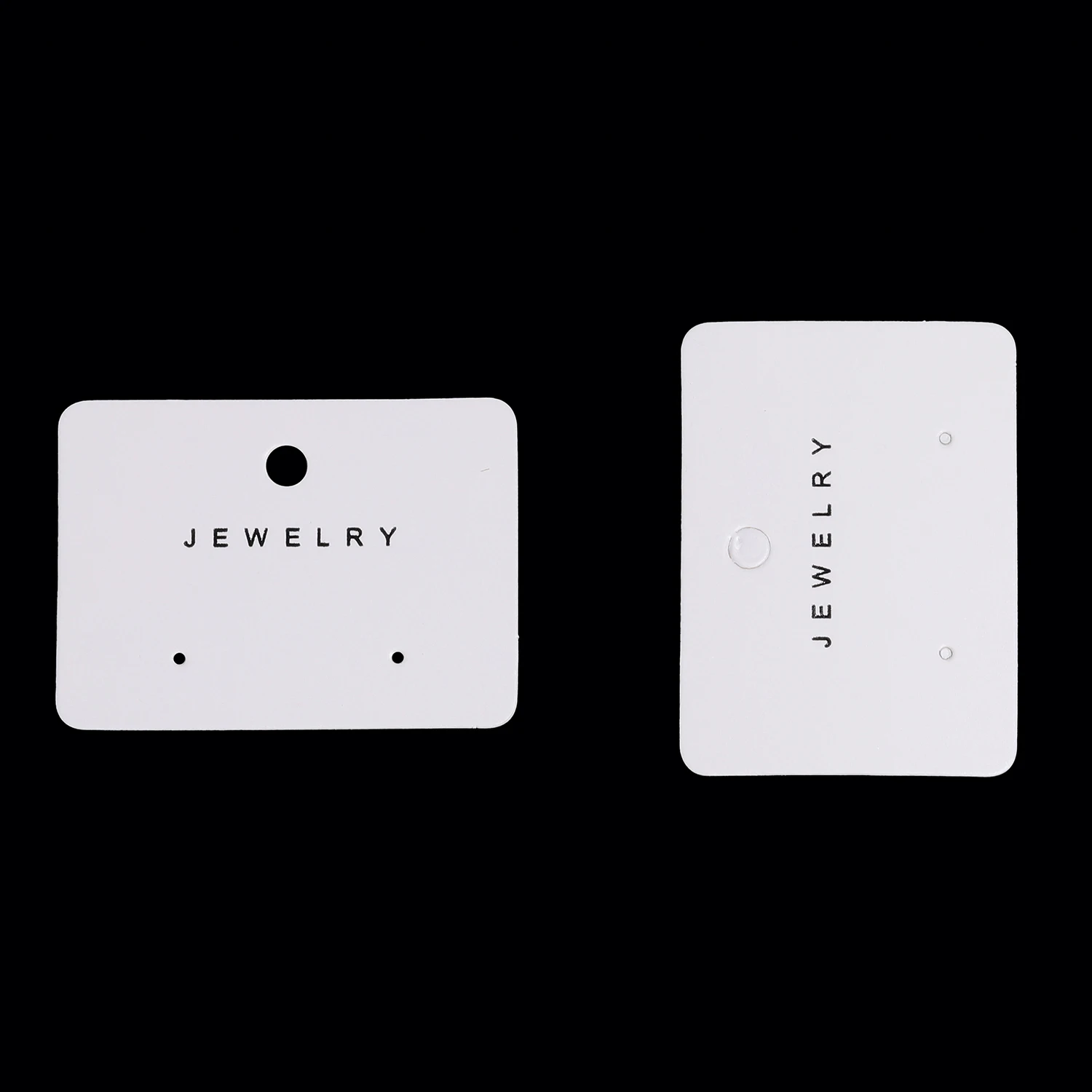 50pcs/lot 6x9cm White Cardboard Paper Earring Display Cards Earring Package Hang Tag Card for DIY Ear Studs Jewelry Display Card