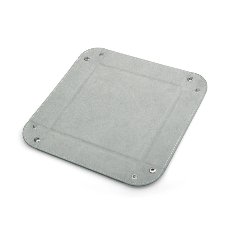 Oirlv Jewelry Stand Display For Business Grey Leather Earring Jewelry Display Stand Necklace Bracelet Watch Jewelry Holder Stand