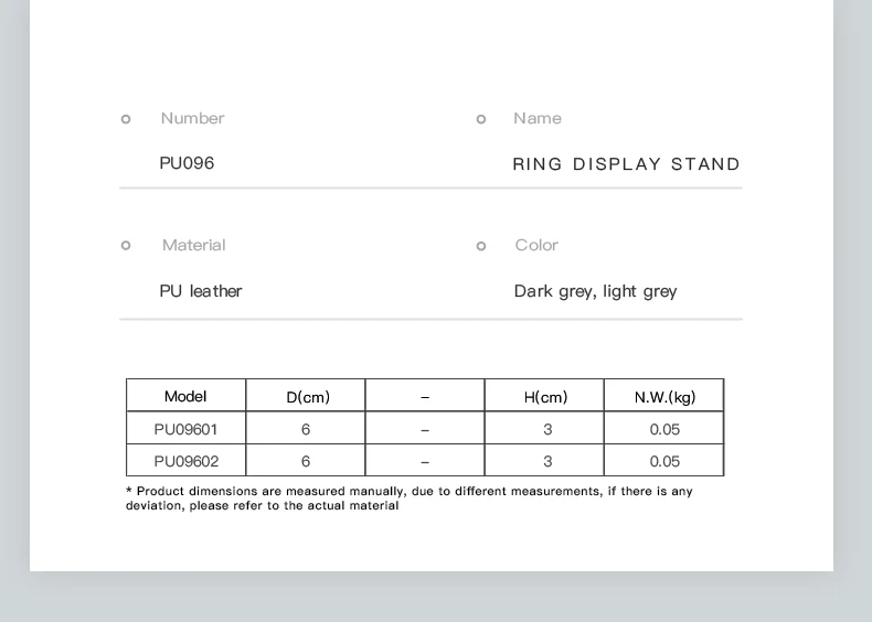 Oirlv Jewelry Stand Display For Business Grey Leather Earring Jewelry Display Stand Necklace Bracelet Watch Jewelry Holder Stand