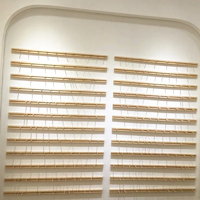 Jewelry Organizer Wooden DIY Wall Jewelry Display Earring Ring Necklace Hanger Storage Stands Boho Nature Jewelry Shop Decor