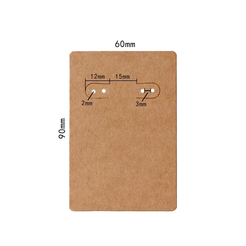 50Pcs 6x9cm Jewelry Display Cards Tags Wholesale Packaging With Or Without Bags Business Supplier Necklaces Earrings Storage Box