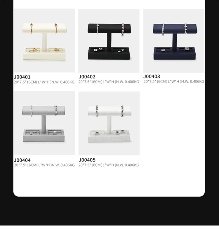 Oirlv T-bar Watch Holder Watch Jewelry Display Stand Rings Bracelets Storage Holder Jewelry Display Rack Watch Showcase Props