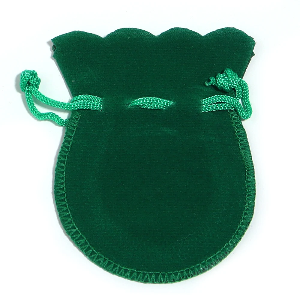 10pcs/lot 7x9/9x12cm Round Drawstring Velvet Gifts Bag Soft Jewelry Packaging Wedding Christmas Candy Jewelry Pouches Wholesale