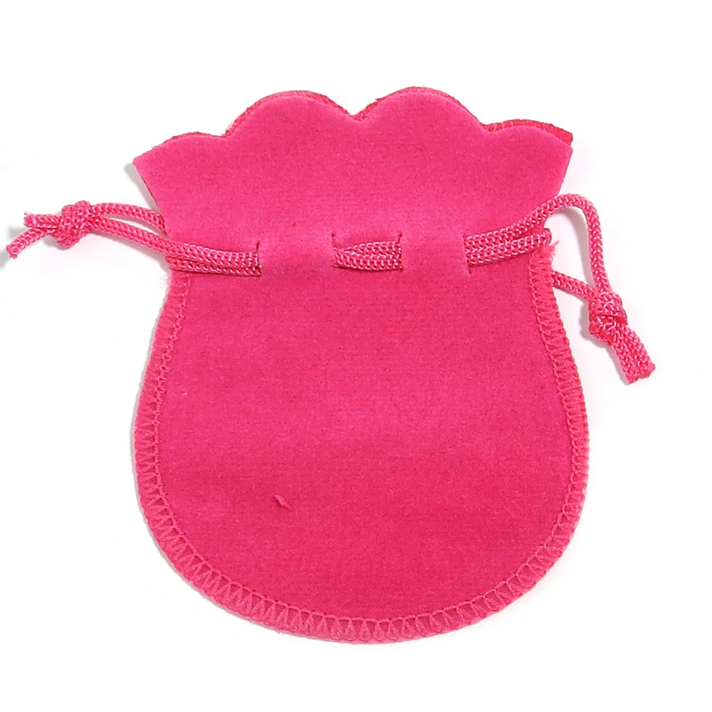 10pcs/lot 7x9/9x12cm Round Drawstring Velvet Gifts Bag Soft Jewelry Packaging Wedding Christmas Candy Jewelry Pouches Wholesale
