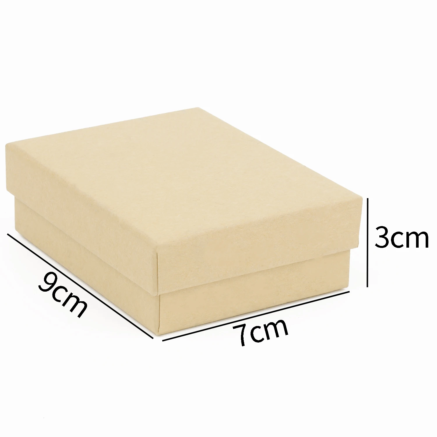 1PC Kraft Paper Jewelry Box Bracelet Necklace Ring Earring Box Handmde Wedding Gifts Packaging Box Jewelry Accessories