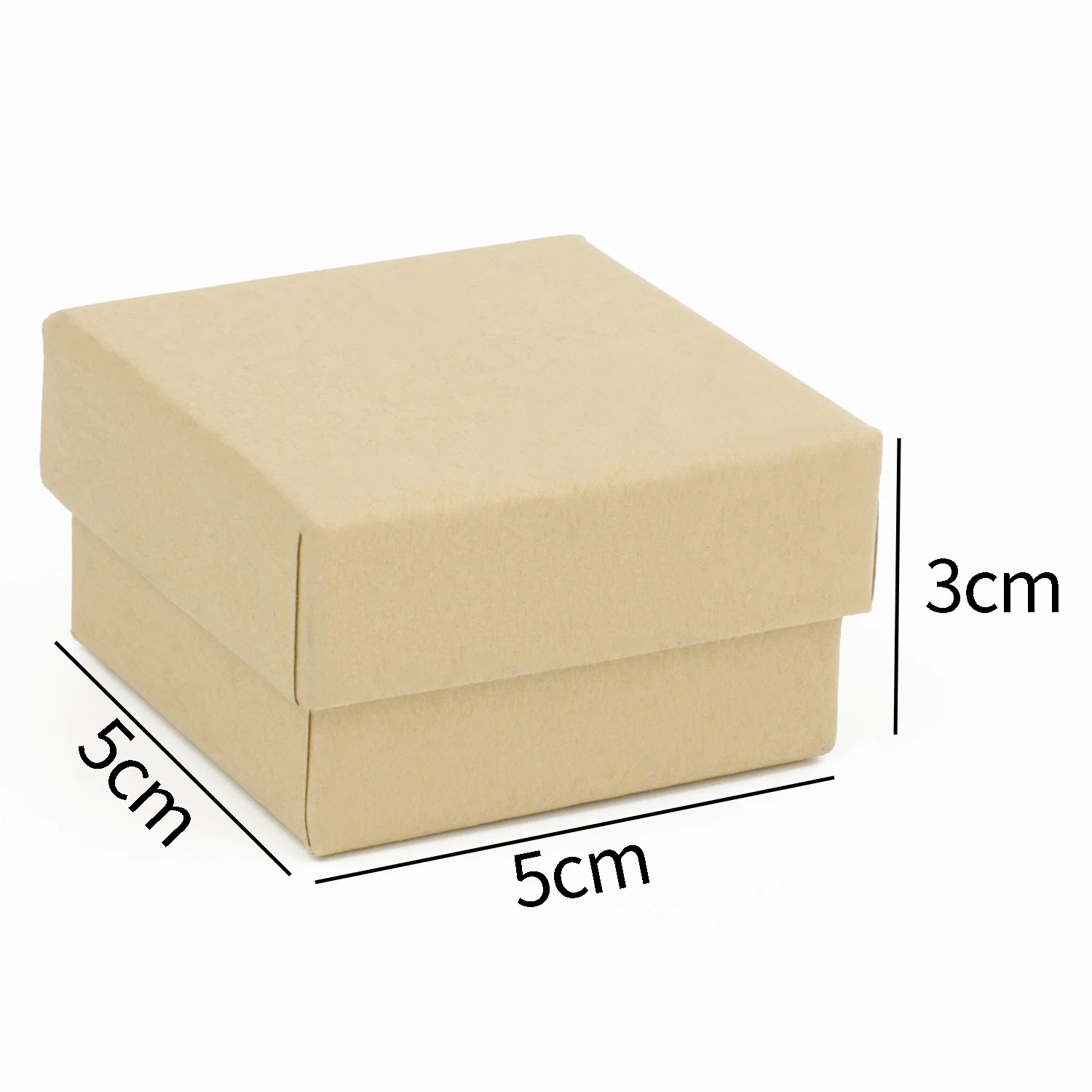 1PC Kraft Paper Jewelry Box Bracelet Necklace Ring Earring Box Handmde Wedding Gifts Packaging Box Jewelry Accessories