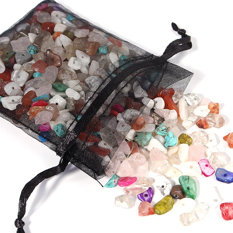 10pcs Adjustable Organza Bags 7x9cm 9x12cm Jewelry Packaging Bags Wedding Birthday Drawstring Pouches Christmas Gift Bags
