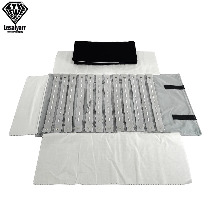 Jewelry Roll Jewellery Storage Bag Portable Velvet Pouch Ring Earring Necklace Storage Holder Set Jewelry Organize Bags