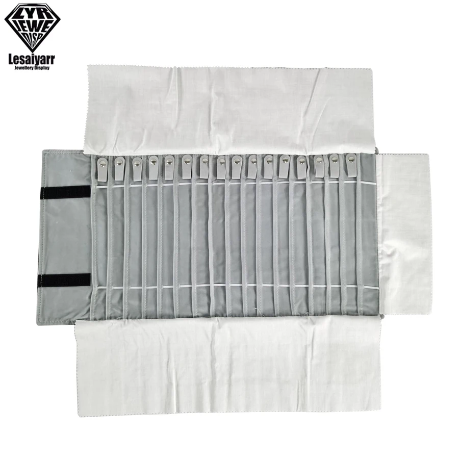 Jewelry Roll Jewellery Storage Bag Portable Velvet Pouch Ring Earring Necklace Storage Holder Set Jewelry Organize Bags