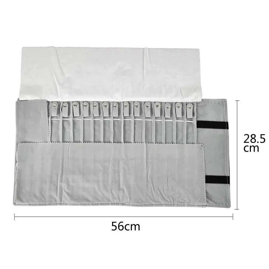 Jewelry Roll Jewellery Storage Bag Portable Velvet Pouch Ring Earring Necklace Storage Holder Set Jewelry Organize Bags