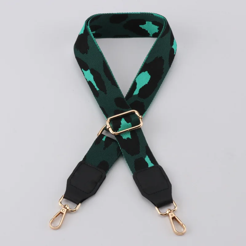 Leopard Bag Straps Women Handbag Belt Shoulder Crossbody Bag Strap Replacement Adjustable Strap Bag Part Accessory Belt For Bags