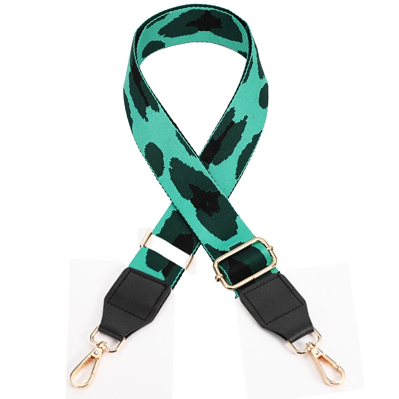 Leopard Bag Straps Women Handbag Belt Shoulder Crossbody Bag Strap Replacement Adjustable Strap Bag Part Accessory Belt For Bags