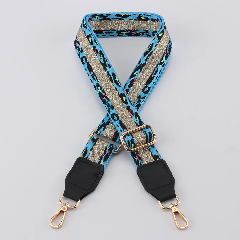 Leopard Bag Straps Women Handbag Belt Shoulder Crossbody Bag Strap Replacement Adjustable Strap Bag Part Accessory Belt For Bags