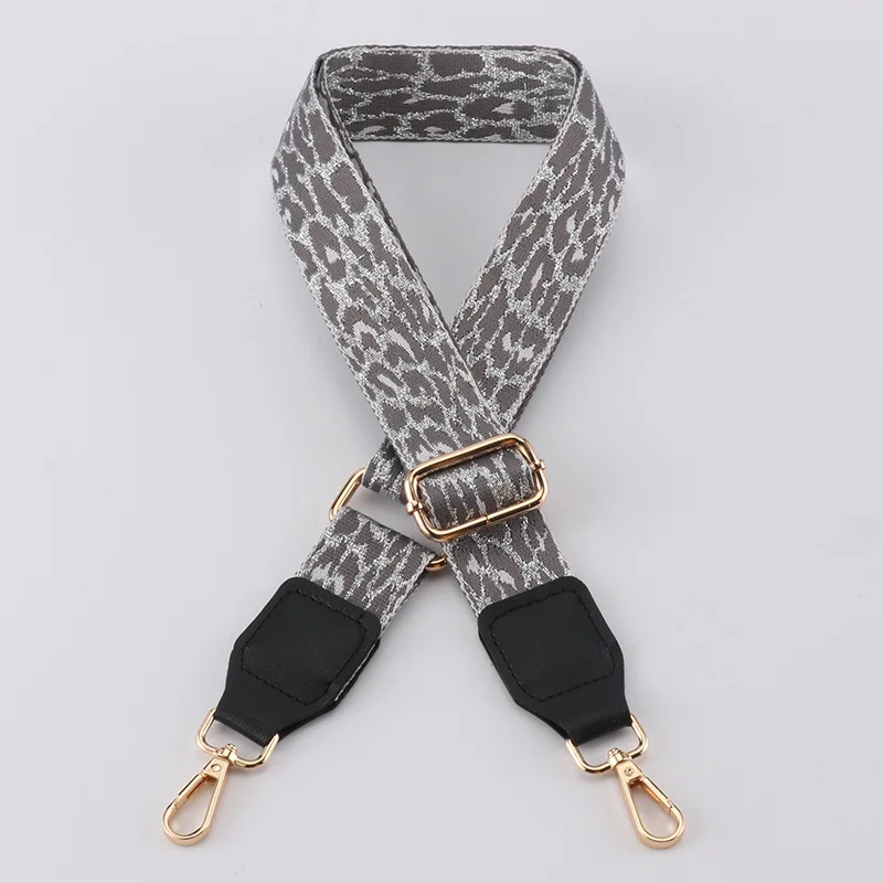 Leopard Bag Straps Women Handbag Belt Shoulder Crossbody Bag Strap Replacement Adjustable Strap Bag Part Accessory Belt For Bags