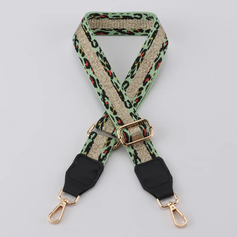 Leopard Bag Straps Women Handbag Belt Shoulder Crossbody Bag Strap Replacement Adjustable Strap Bag Part Accessory Belt For Bags
