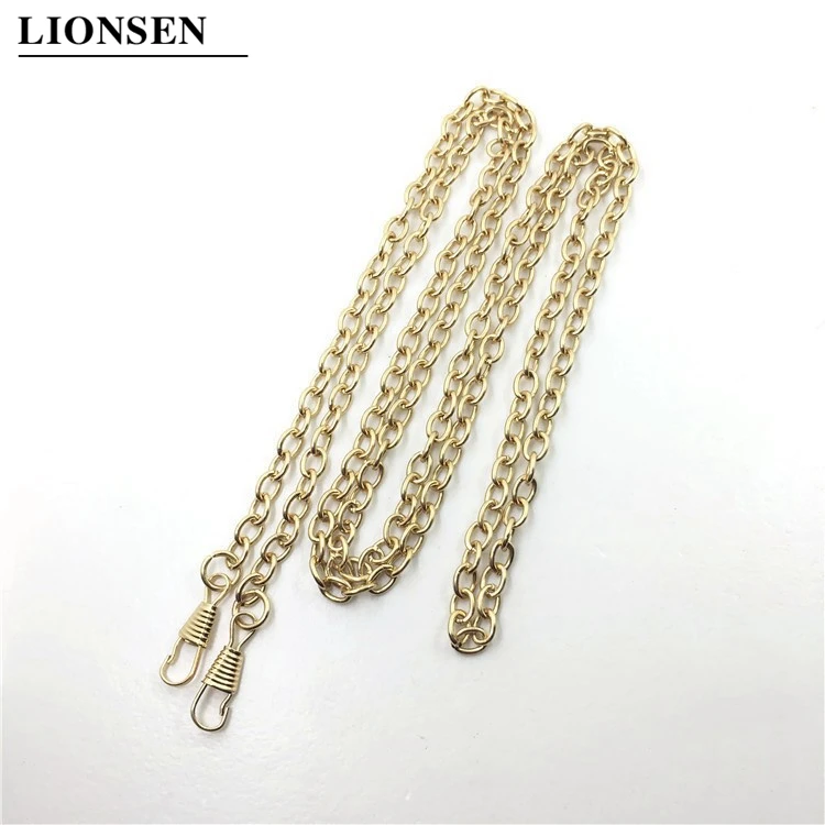 20pcs O Type 40/60/120cm Metal Bags Chain Purse Buckles Women Shoulder strap for bags replace Crossbody chain Bag Accessories