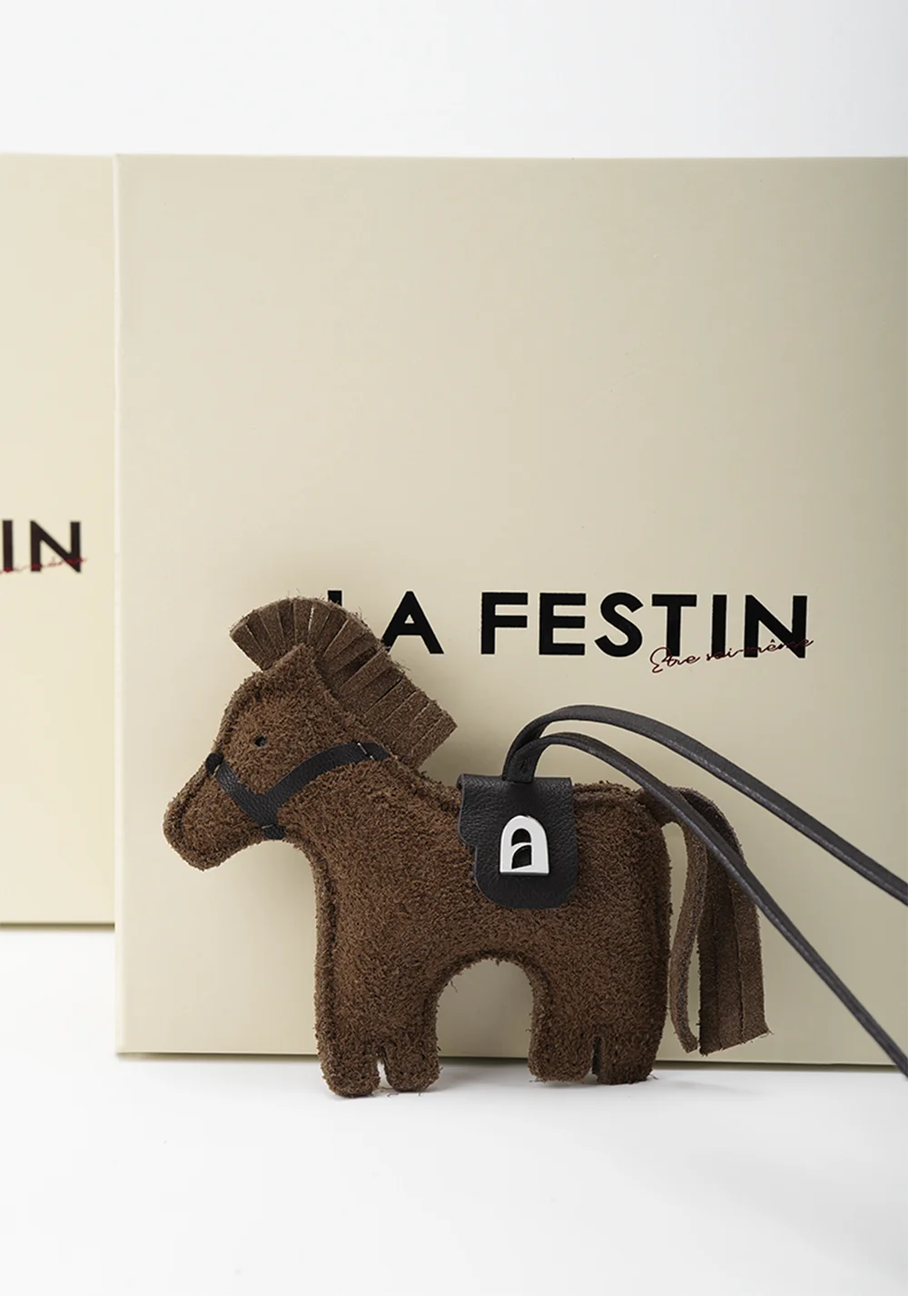 LA FESTIN Original Bag Pendant 2026 New Mini Horse Keychain Pony Pendant Small Decoration New Year Gift