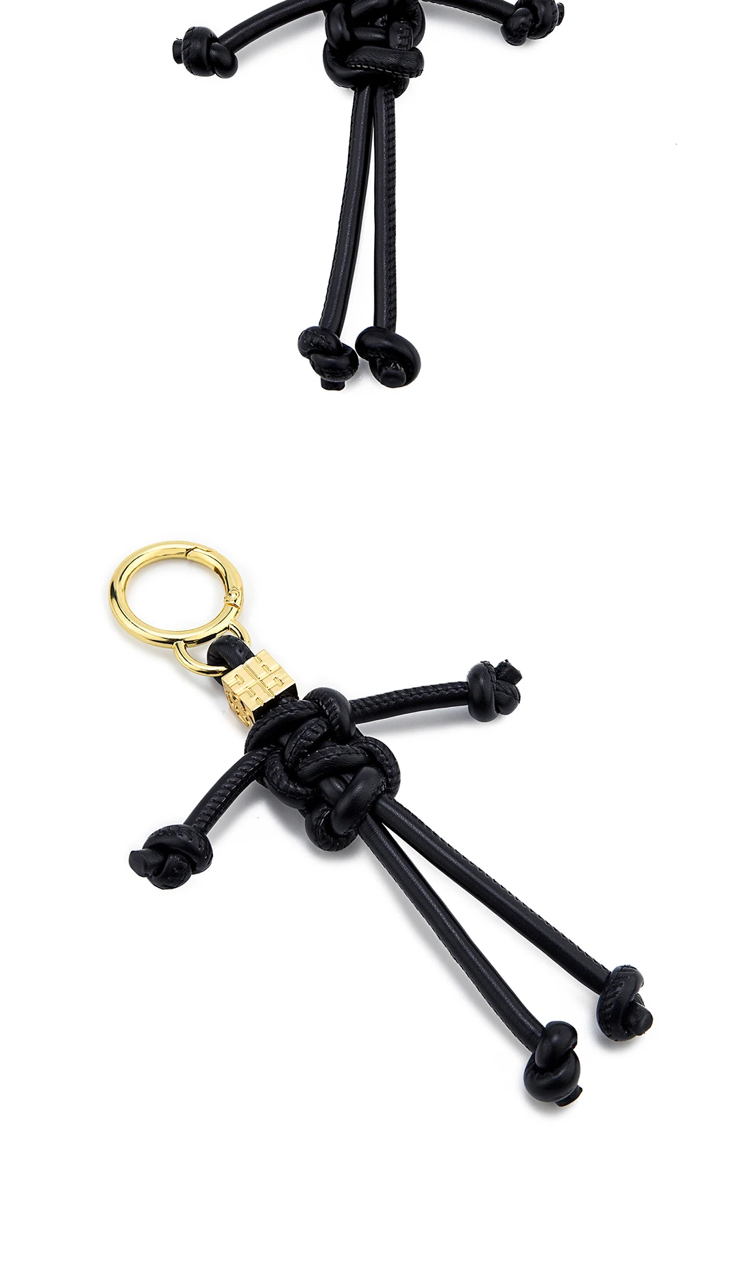CH Women's Fashion Human Shape Knot Keychain Bag Charm Purse Pendant with Gold Hardware Gift Box Packaging 2026 New Accessories