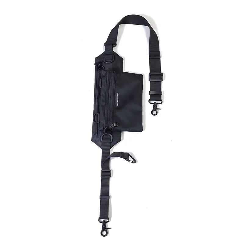 Multi-purpose Adjustable Bag Strap With Phone Storage Pouch Detachable Tactical Techwear Shoulder Strap Bag Accessories