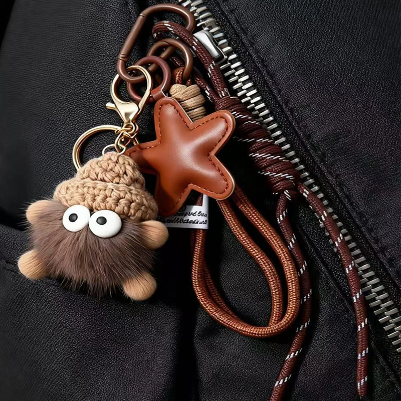 Unisex Bag Pendant Small Coal Ball Camera Bag Pendant Decoration Pendant Decoration For Girls Cute Fashion Funny Simple Pendant