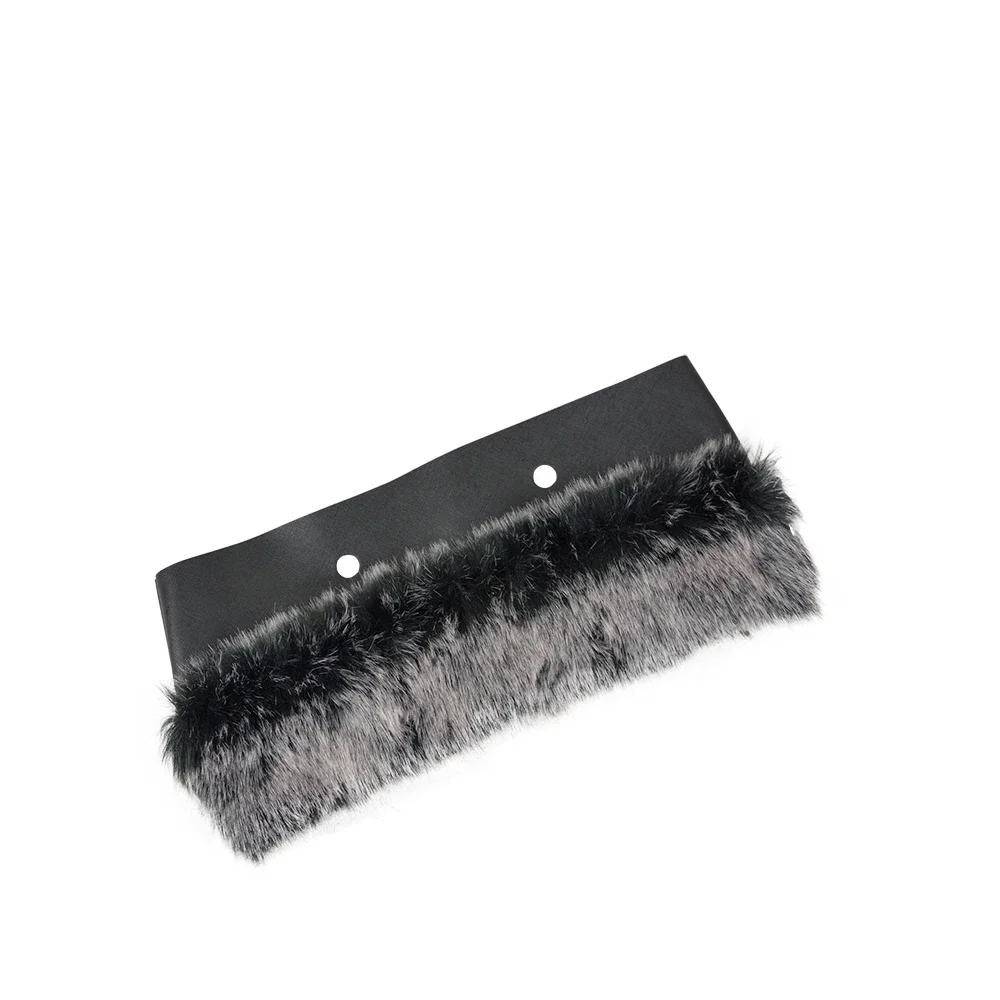 New Women Winter Autumn Faux Fox Fur Furry Trim Trims for O BAG Thermal Plush Decoration Fit for Classic Big Mini Obag
